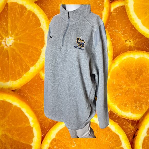 Under Armour Hustle Fleece Upper Merion Vikings Quarter-Zip‎ Sweatshirt Size XL - Picture 1 of 9